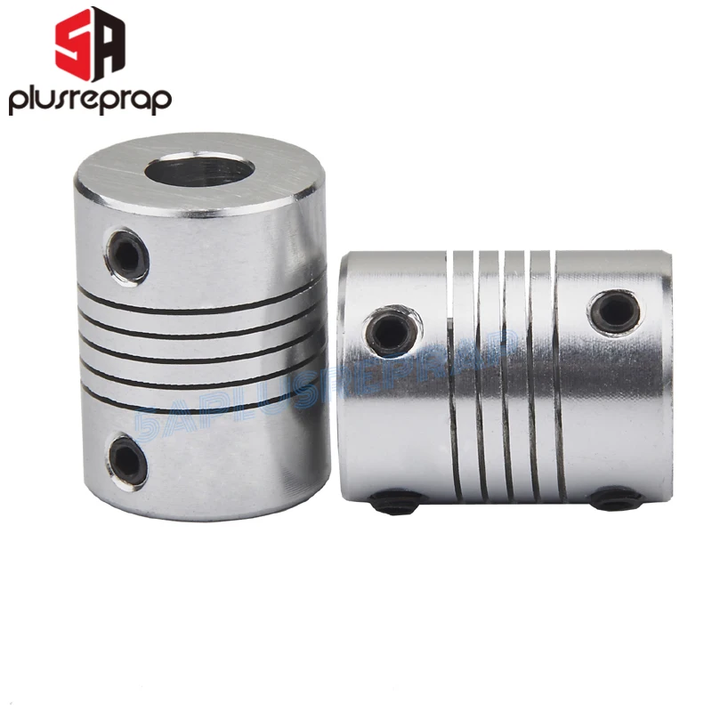 6.35 x 8 mm CNC Moteur Jaw Arbre Coupleur 6.35 mm to 8 mm Flexible Couplage Gadgets