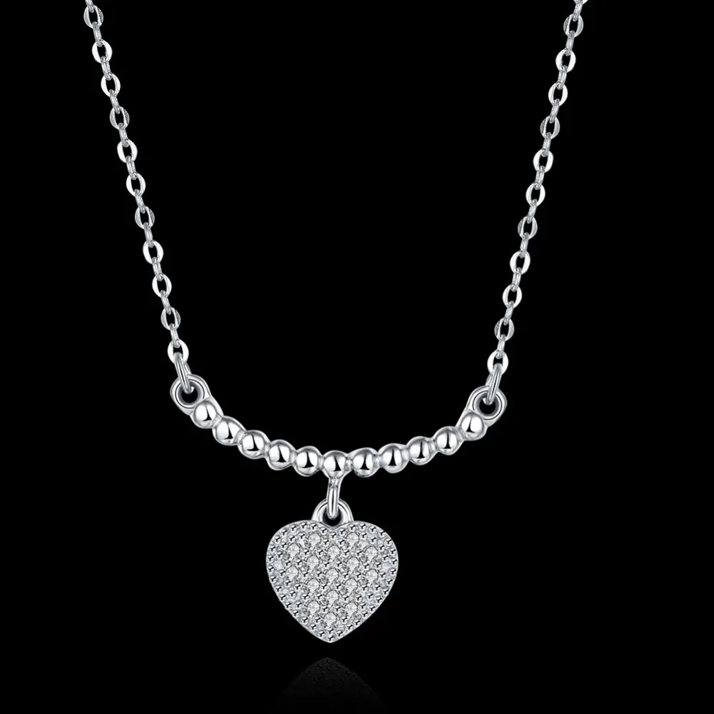 Elegant silver necklace Clearance
