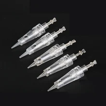 50 шт. винт 3p иглы картридж Одноразовые стерилизованные для перманентного макияжа бровей губ Татуировки Ручка профессиональный инструмент