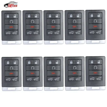 

KEYECU 10 Pcs/lot Replacement Remote Car Key Shell Case Fob 6 Button for Cadillac Escalade 2007 - 2014 OUC6000066