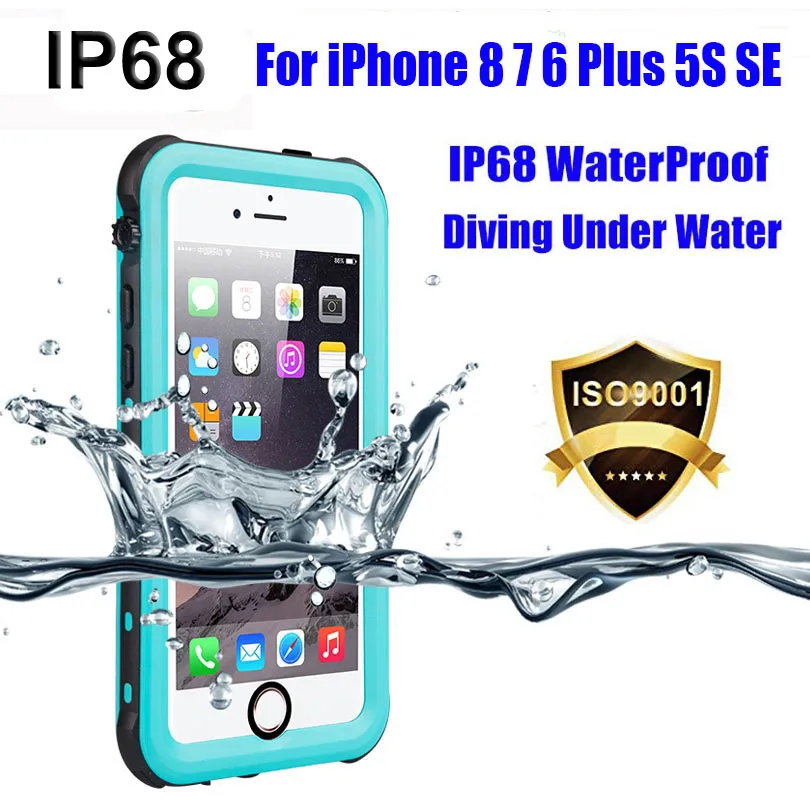 Водонепроницаемый чехол для IPhone 5 5S SE 8 7 6 Plus оригинальная серия RedPepper Dot IP68