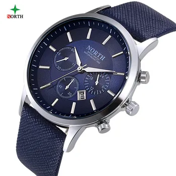 

2019 New Luxury Brand Men Military Watch Waterproof Brown Leather Strap Business Watches Men Fashion Casual Wristwatch Mens
