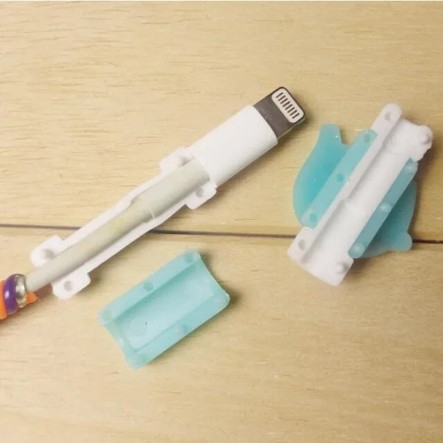 4 шт. защита кабеля USB для передачи данных защитная крышка наматыватель iPhone