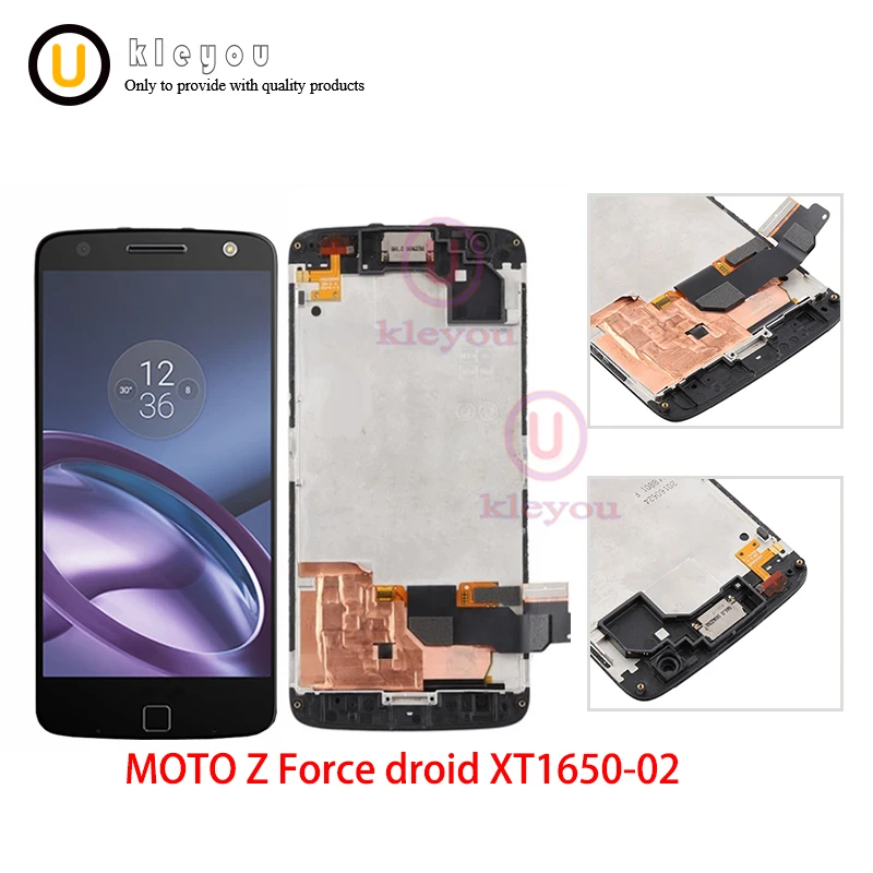 

Original 5.5'' For LCD Motorola MOTO Z Force droid XT1650-02 Display Touch Screen Digitizer Assembly Replacement