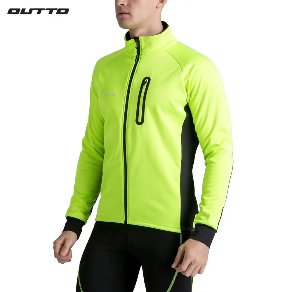 Outto Windproof Waterproof Men's Thermal Winter Cycling Jacket Long