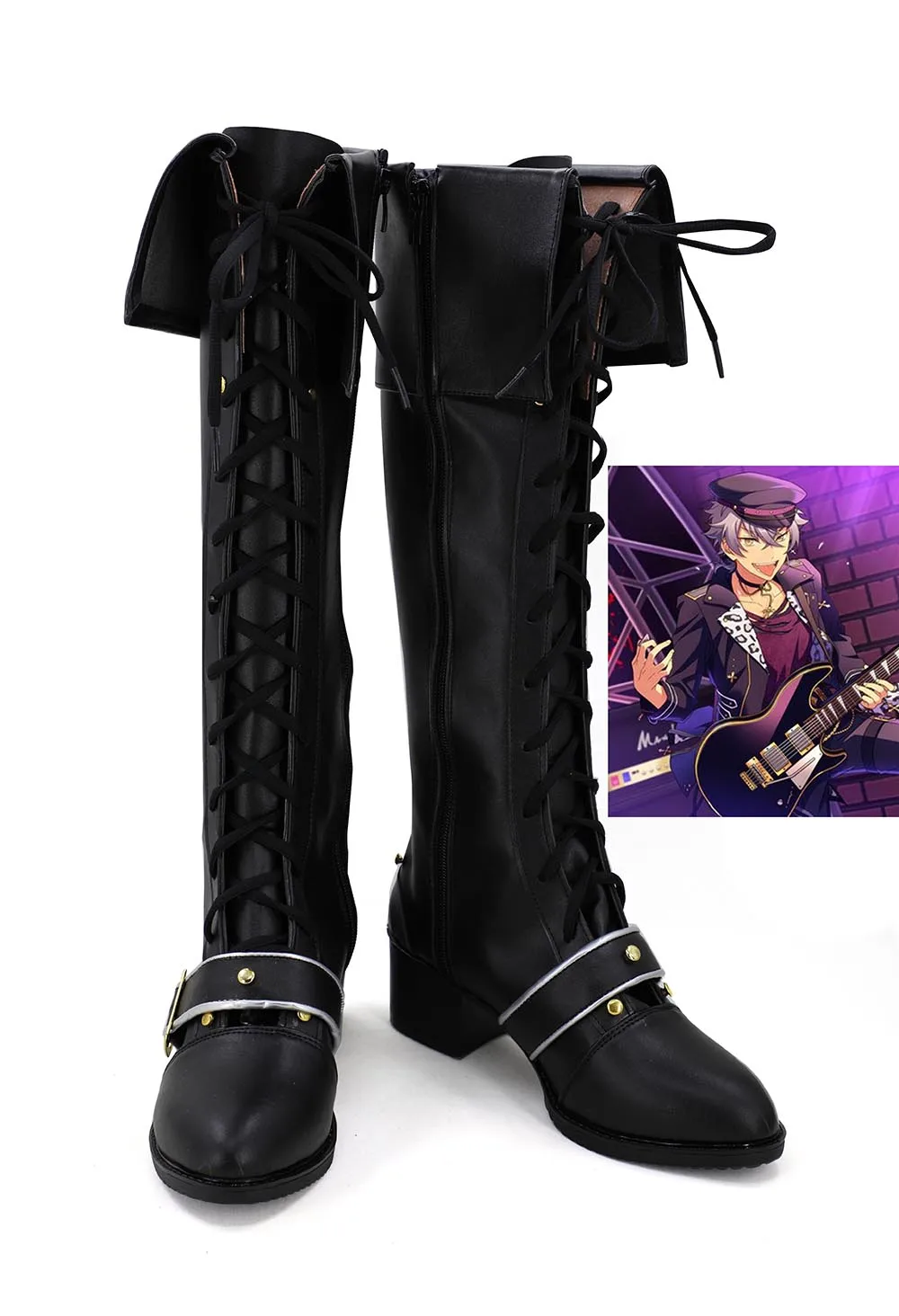 

Ensemble Stars Ogami Koga Cosplay Boots Shoes Custom Made Any Size