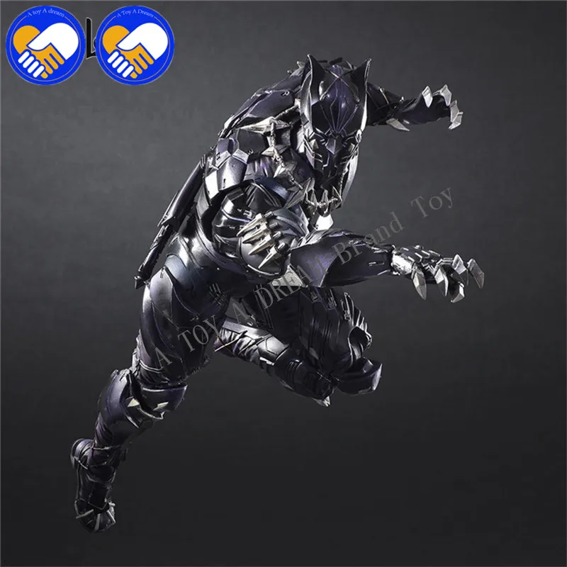 Play Arts Kai PA TChalla Черная пантера супер герой Железный человек PA 27 см ПВХ фигурка куклы игрушки Детский подарок Brinquedos 3 версии