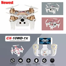 Mini Drone Cheerson CX-10WD-TX Drone Wifi 0.3MP Camera High Hold Mode RC Helicopter FPV Quadcopter VS CX-10WD CX10WD No Remote