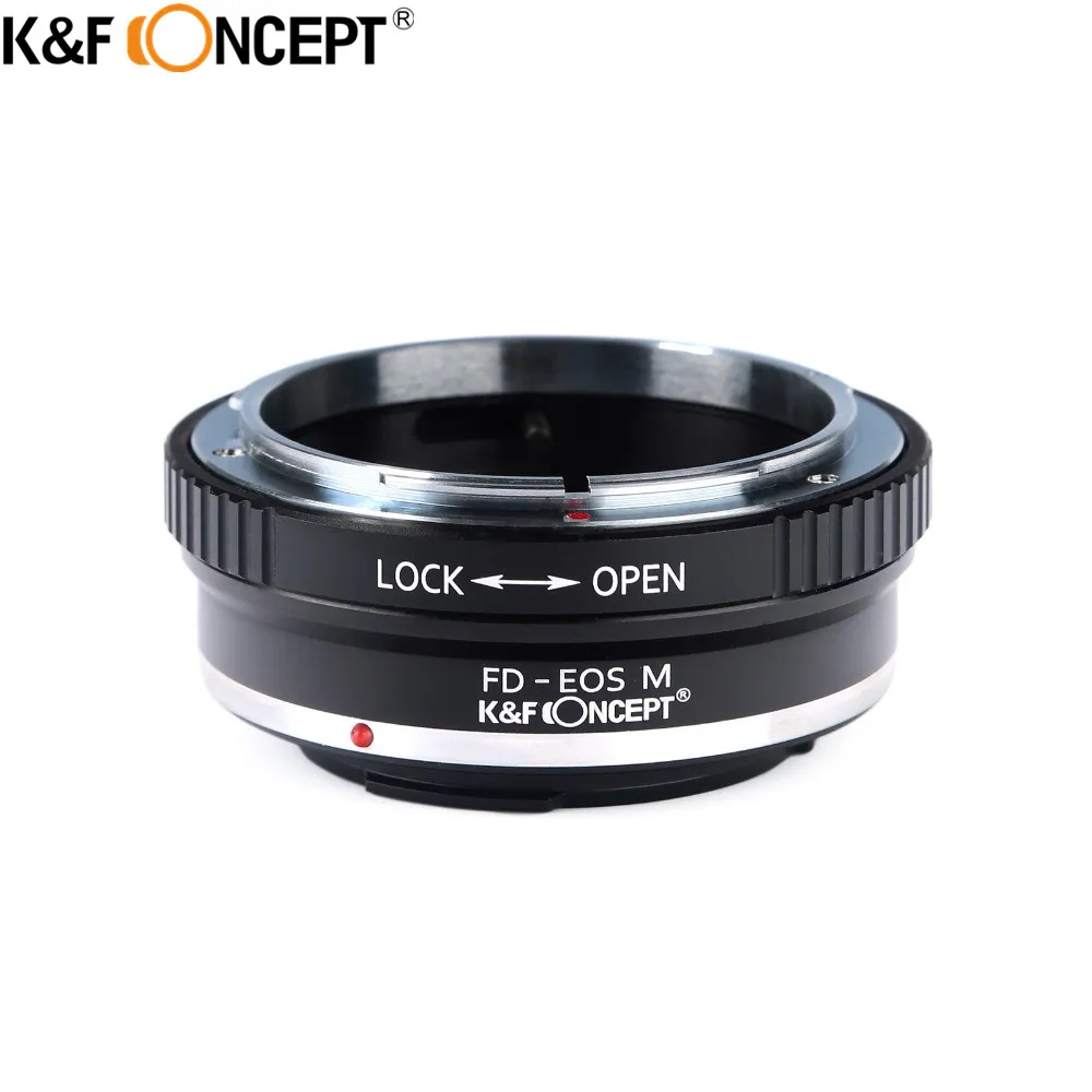 Кольцо адаптер для объектива камеры K & F CONCEPT кольцо Canon FD объектив CANON EOS M