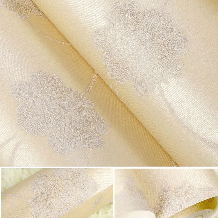 ZXqz 220 New fashional High-Class Luxury non-woven Embossed Patten/Textured Wallpaper 4 colors high quality | Дом и сад
