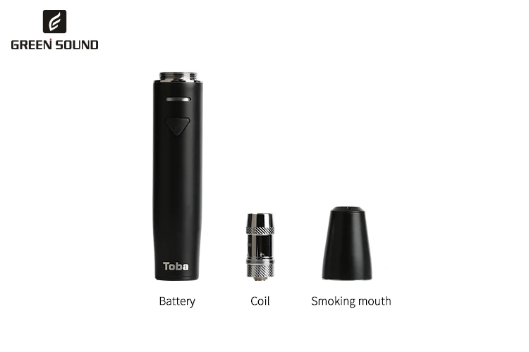 GreenSound TOBA ICOS with replace coil vape pen 1500mah Electronic cigarette vaporizer kit vaper cigarettes for vapor hookah