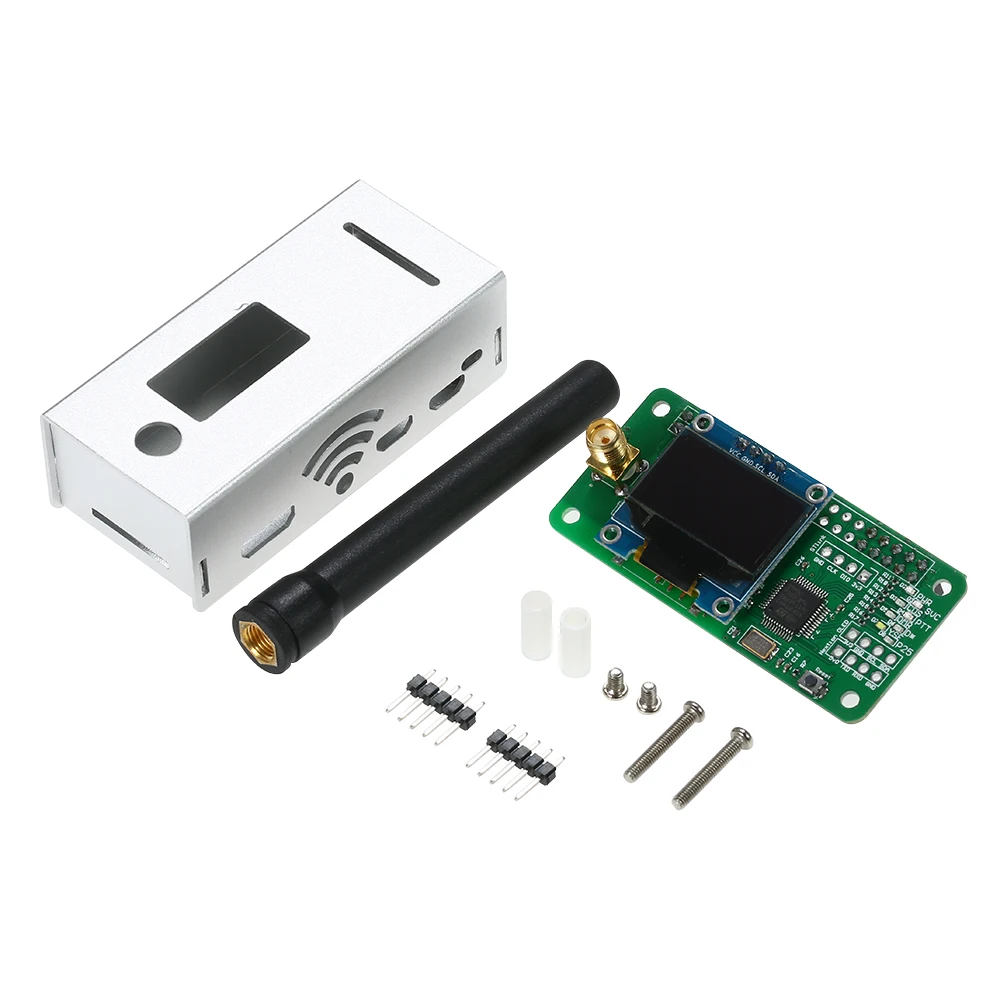 

Digital MMDVM Hotspot Expansion Board Spot Radio Station Wifi Voice Modem with Aluminum Case for P25 DMR YSF Raspberry Pi