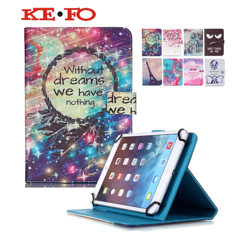

10 inch Universal Tablet Cases for DEXP Ursus 9EV 3G/9PV 3G/9PX 3G/9X 3G 10.1 Inch PU Leather Case Cover+Center Film +pen KF553C