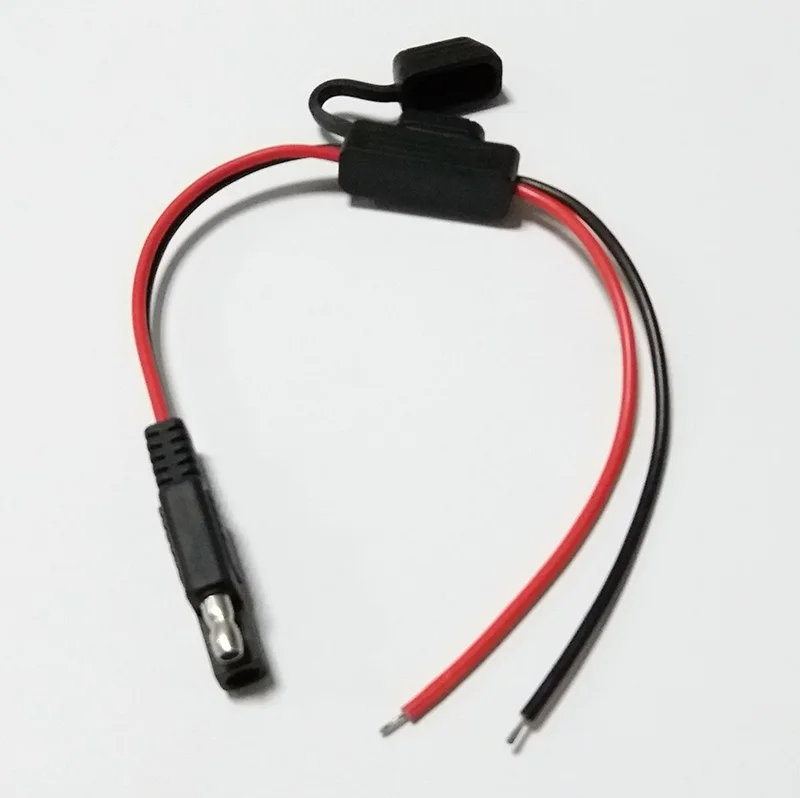 1 шт. вилка SAE быстрый разъем 3A/2468/18AWG медный шнур DIY кабель питания для мотоцикла