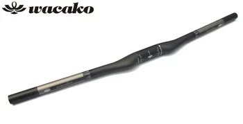 

wacako Carbon Fiber Handle Bar MTB Mountain Bike Road Bike Handle Bar Mountain bike 3K full carbon fibre 31.8*600-700mm
