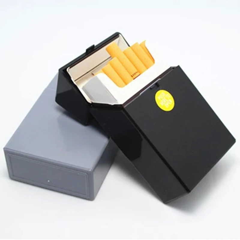 JX-LCLYL Portable Plastic Cigar Smoke Cigarette Box Holder Pocket Tobacco Storage Case