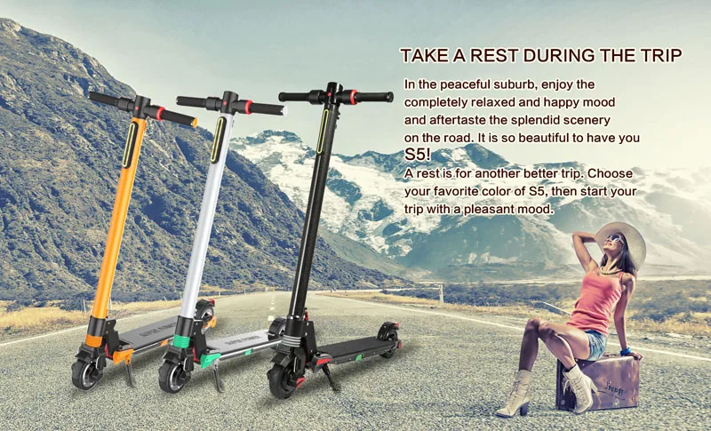 Cheap 2019 NEW Dual Motors Foldable S5 PRO Electric scooter Carbon Fiber scooters Skateboard Kick Scooter powerful electric bicycle 1