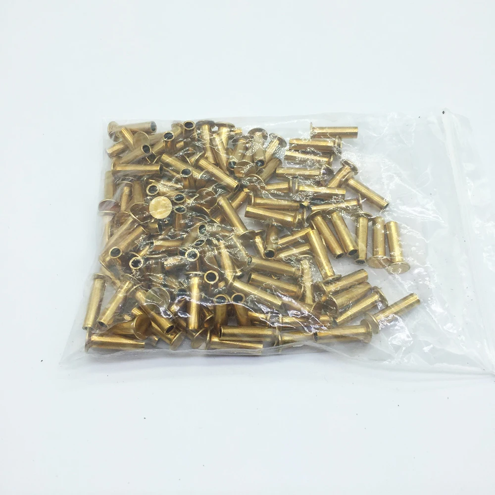 

10 piece H62 Brass Kitchen chopper Knife Handle screw Connecting pipe rivet