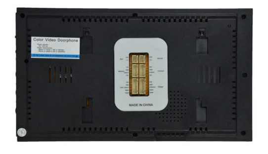 2V1 домофон домашняя система безопасности дверной звонок TFT монитор lcd цветной " ЖК-Видео дверной телефон монитор зеркальная панель для 4 комнат