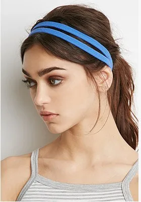 Мини спортивная эластичная повязка на голову Пользовательский логотип пользовательский цвет головная повязка с кремнием, чтобы держать в голове