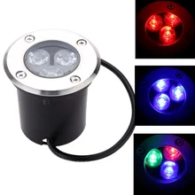 12В 3 Вт светодиодный подземный светильник, лампа 24В постоянного тока, наружный садовый светильник, встраиваемый напольный Ландшафтный Точечный светильник s 220 в 110 В, водонепроницаемый