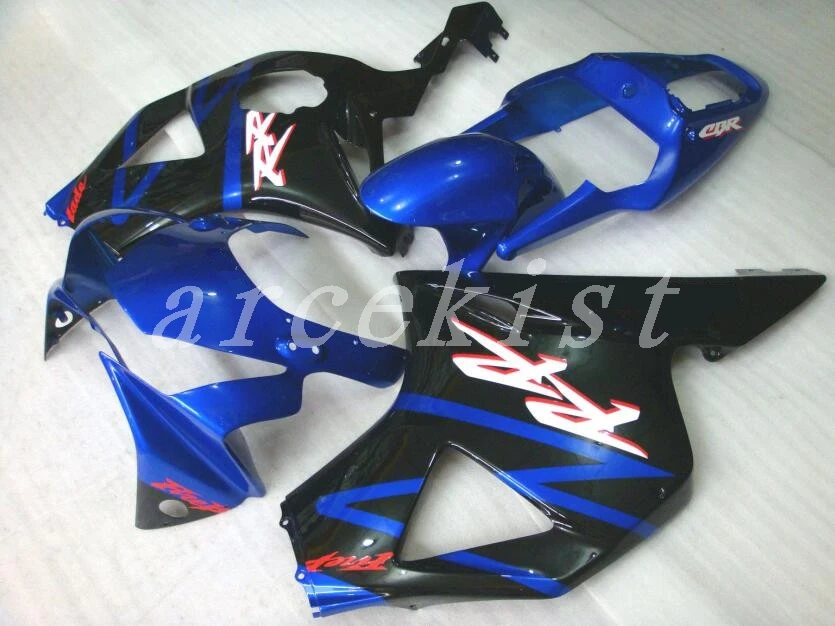 

New ABS Motorcycle fairings Kit Fit for HONDA CBR954RR CBR900RR 954 02 03 CBR954 2002 2003 Fairing set black blue glossy color