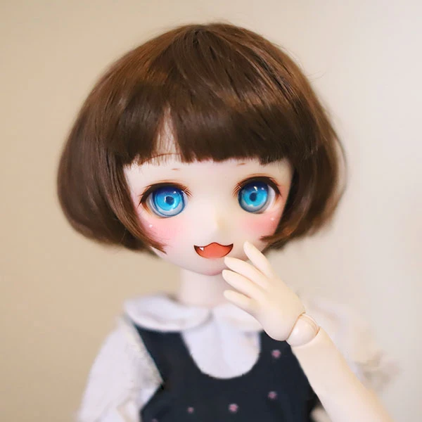 BJD кукла парики имитация мохер мягкий парики боб доступны для 1/6 1/4 1/3 BJD SD MDD Аксессуары куклы парики