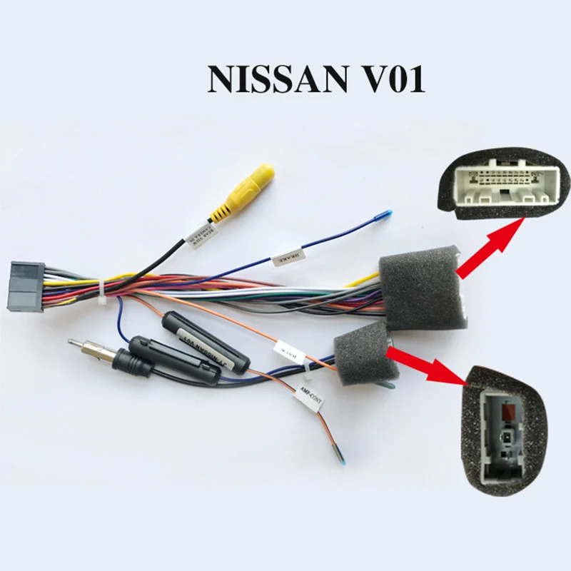 Горячий специальный ARKRIGHT жгут проводов кабель для NISSAN радио головное устройство адаптер