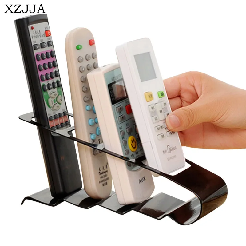 XZJJA Multifunction Metal Remote Storage Rack TV DVD VCR Step Remote