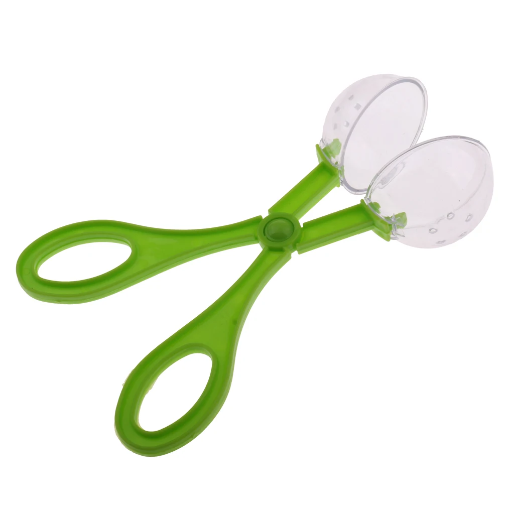 18.5cm Random Color Reptile Terrarium Spider Cricket Insects Catch Clamp Anti Bug Trap Aquarium Litter Feeding Cleaning Tools