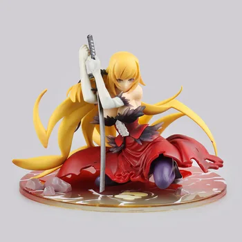 

Anime Figure 12 CM Kizumonogatari Oshino Shinobu Kissshot Kiss-Shot PVC Action Figure Collectibles Model Toys