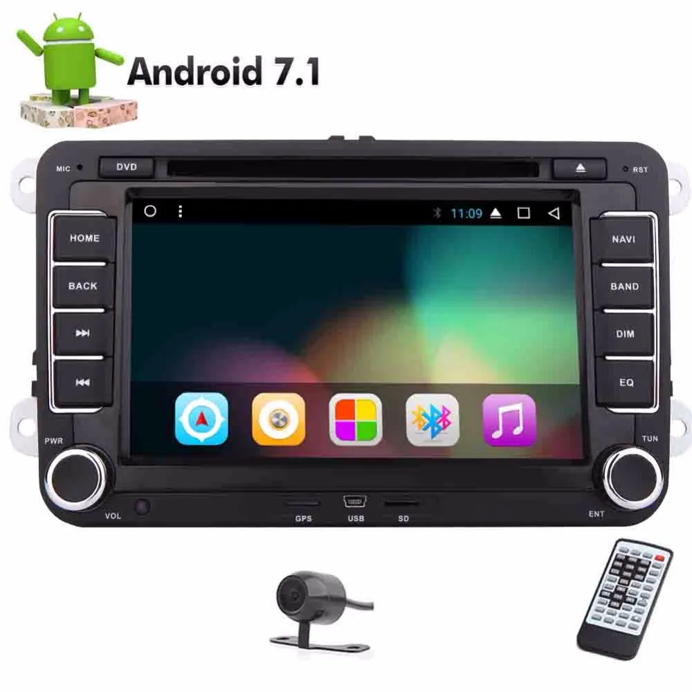 

EinCar Android 7.1 Octa Core 2 Din Car Stereo Autoradio for VW Jetta Golf Navigation GPS DVD Video Player Bluetooth Headunit