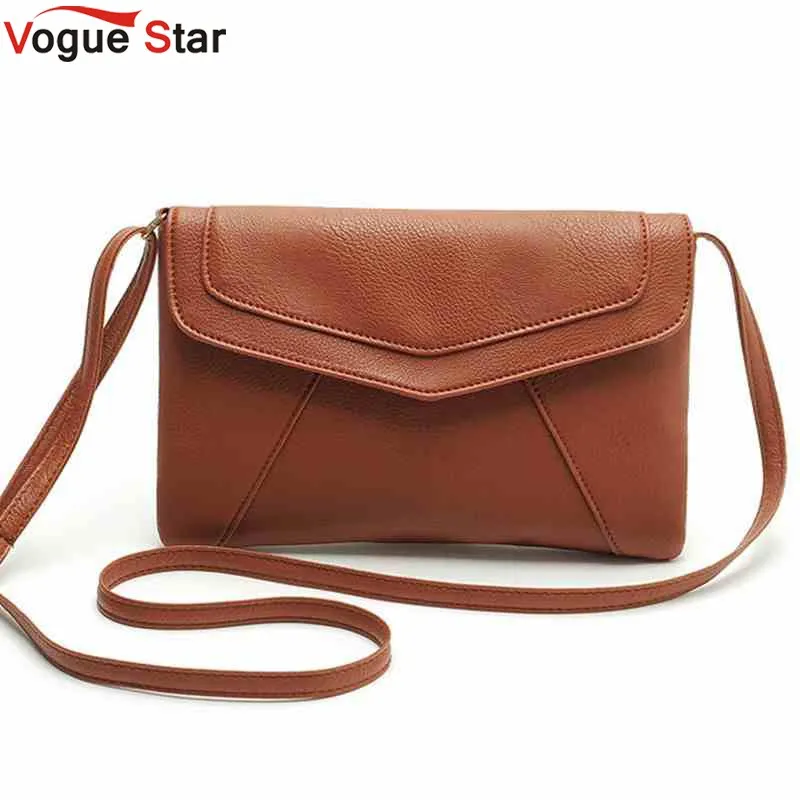 Vogue Star New Fashion Women Envelope Bag PU Leather Messenger bag Handbag Shoulder Crossbody Bag Purses clutch Bolsas LS319
