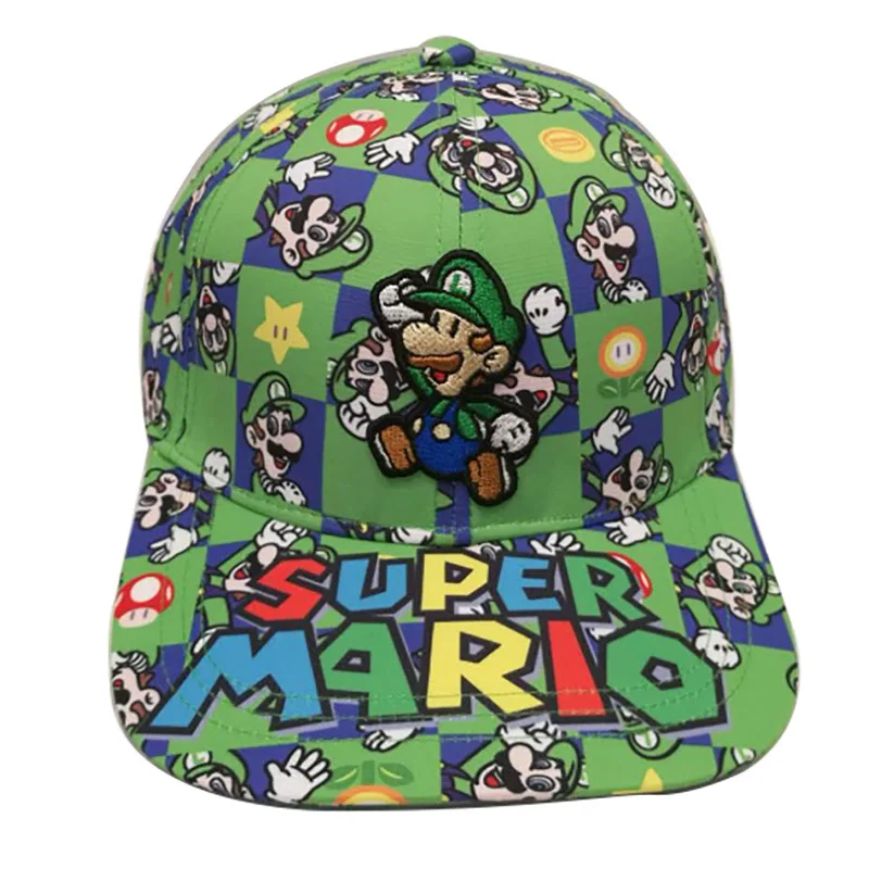 Аниме Super Mario Bros, фигурные шляпы, Марио Рик и Морти, хип-хоп шапки для взрослых мальчиков и девочек, косплей шапки, игрушки, подарки на день рождения