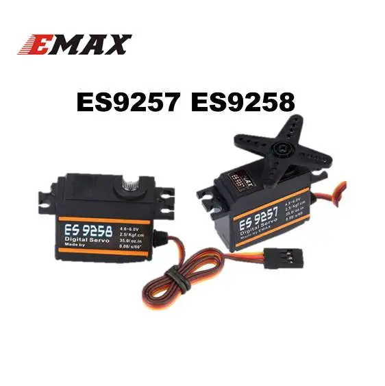 1 шт. EMAX ES9257 ES9258 пластиковый металлический микро цифровой сервопривод 3D для 450