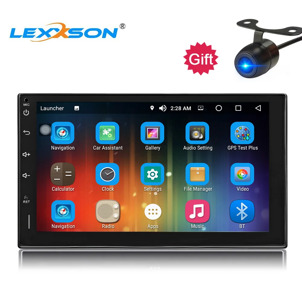

2 din Android 8.0 4G+32G Octa Core Car Radio Bluetooth 4.0 stereo GPS Navigation 7" HD Touch Screen Multimedia Player Universal