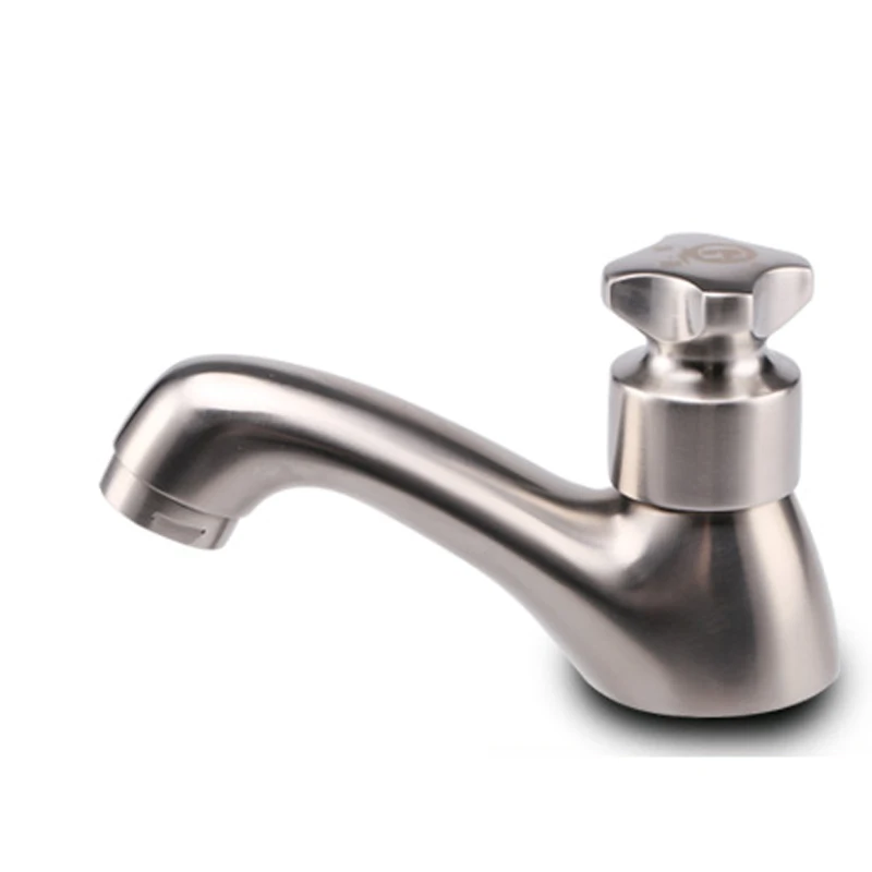 SUS 304 Stainless Steel Classical Design Single Liver Basin Faucet