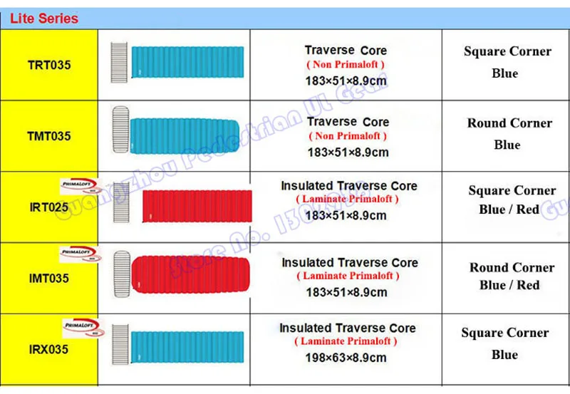 JR gear R 5,0 PrimaLoft Сверхлегкий Открытый спальный коврик влагостойкий надувной коврик для кемпинга надувная труба кровать