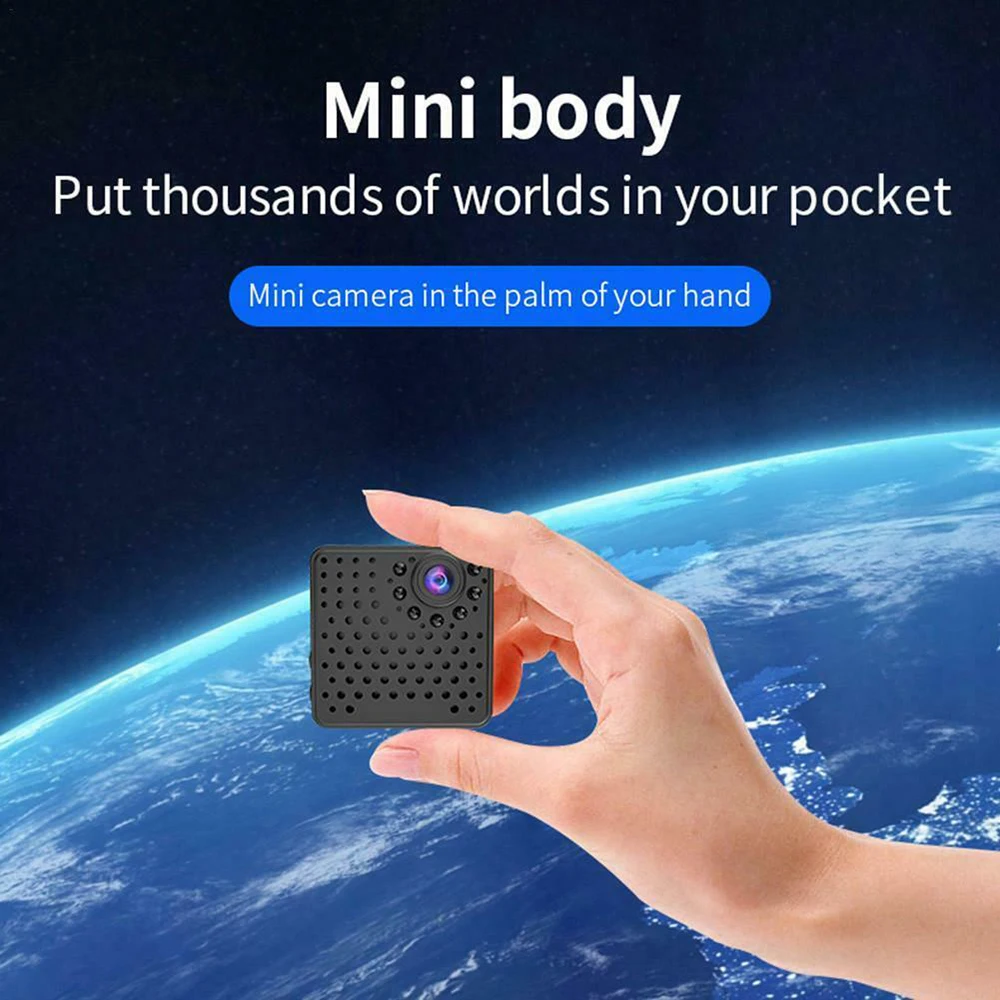 

Wifi Micro IP Video Mini Camera Cam HD 1080p 4K With Motion Sensor Night Vision 4K Camcorder Body Pocket Wi-Fi DVR
