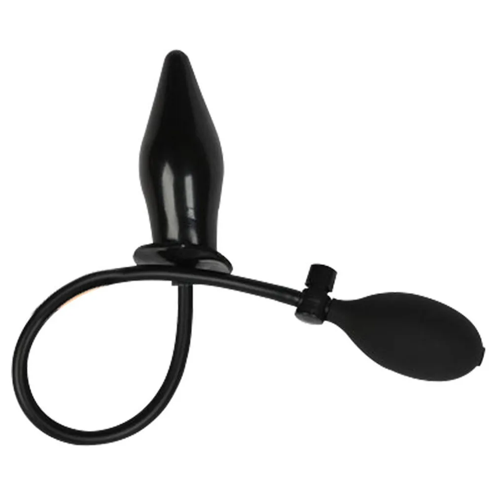 Black Silicone Inflatable Air Bag Backyard Massager Passionate Party Favor party toys