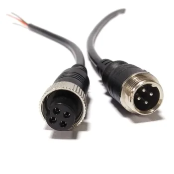 

LSZ manufacturers supply aviation head line 4 core male and female car video monitoring signal extension cable