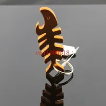 1500 шт./лот рыбья кость брелок открывалка для бутылок из металла открывалка для бутылок пива брелок смешивать цвета