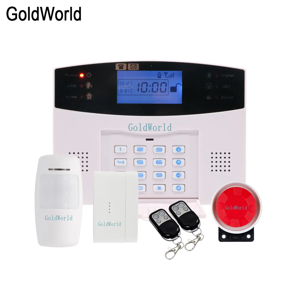 

Wireless 99 GSM Security House Home Intruder Alarm System Russian Voice