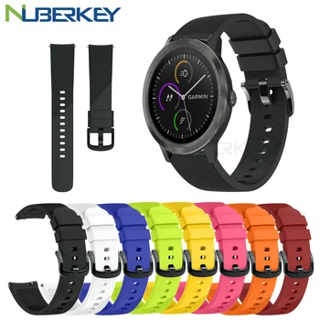 

Soft Silicone Replacement Strap for Garmin Vivoactive 3 HR / Venu Move 3 Luxe Smart wristband for Forerunner 645 Music Wristband