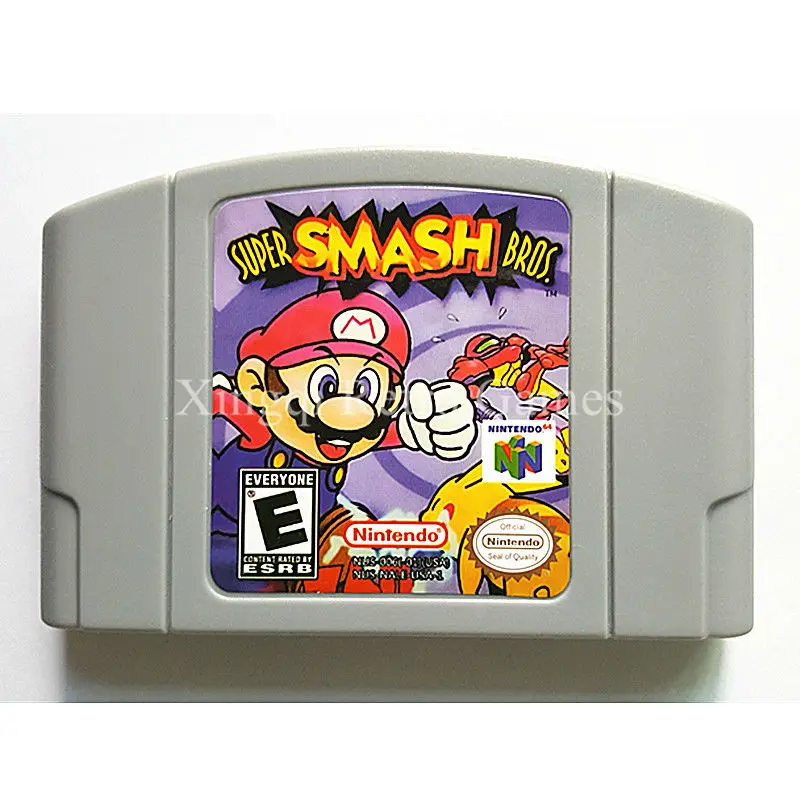 

Nintendo 64 Game Super Smash Bros. Video Game Cartridge Console Card English Language US Version