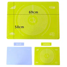 Силиконовый коврик с размерами 27,2 на 19,7 дюймов Экстра большой не скользящий антипригарный коврик для раскатывания теста