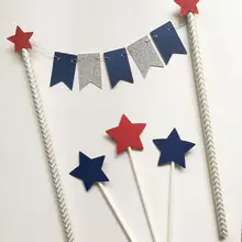 Баннер и мини шляпа для торта 1 набор|birthday banner|baby babybanner flag