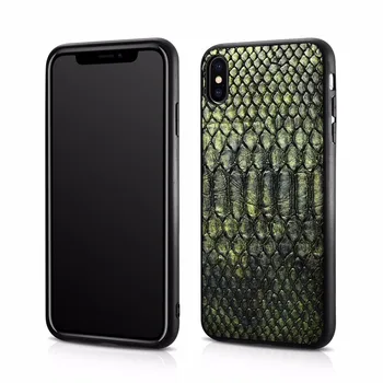 

XOOMZ New Design Python Skin Leather Pattern For iPhoneX XS Fabric Back Cover Simple Stylish Hard Cases For iPhone XS MAX XR
