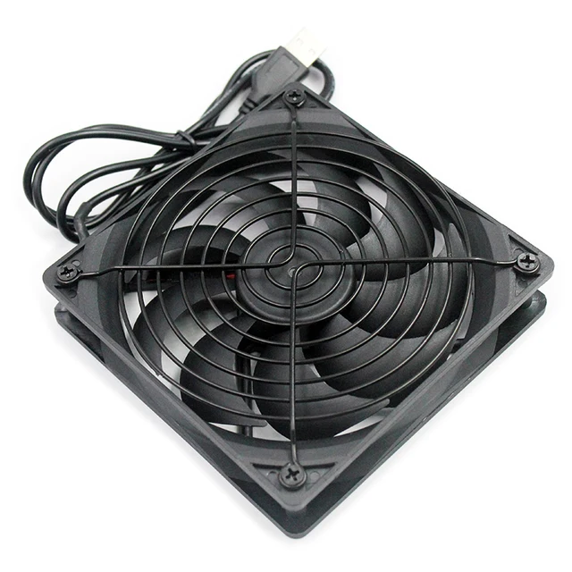 Special Offers USB 12CM cooling fan DC 5V high speed quiet routing cooling fan suitable for computer peripherals TV set-top box radiator Special Offers USB 12CM cooling fan DC 5V high speed quiet routing cooling fan suitable for computer peripherals TV set-top box radiator