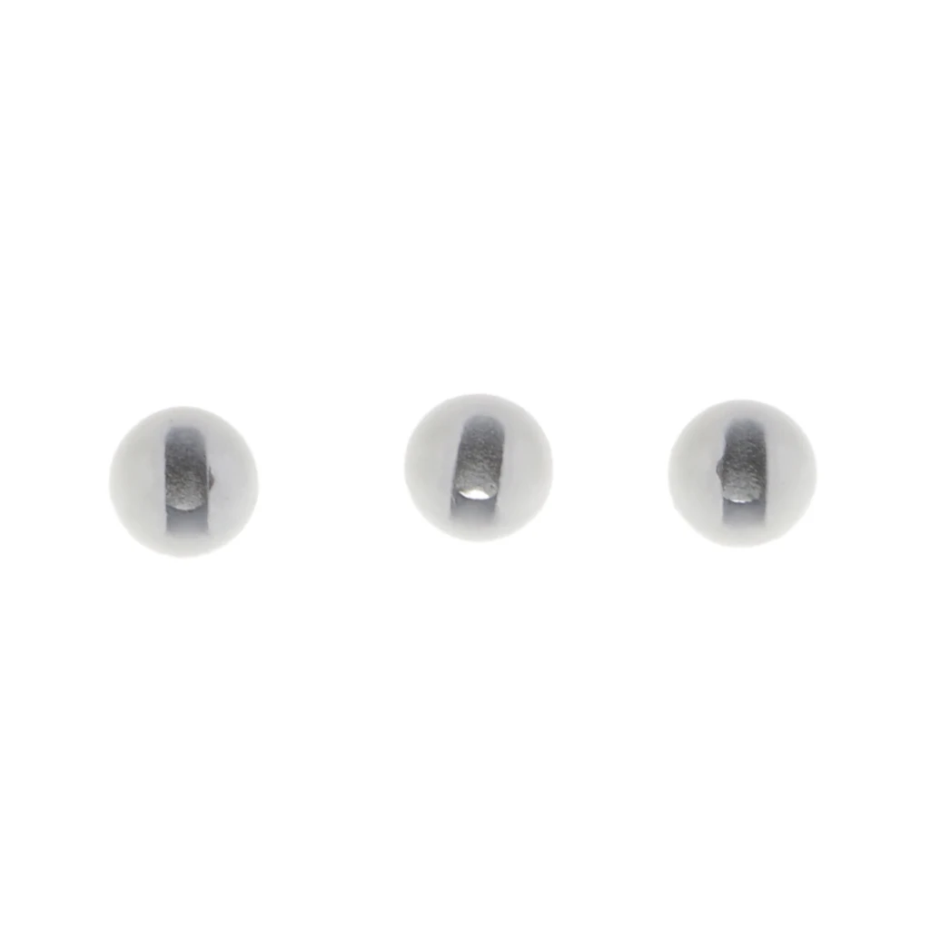 25pcs 5 Colors 4.6mm Nice-Designed Slotted Tungsten Beads Fly Tying Material Bolas de tungsteno perles de tungstene